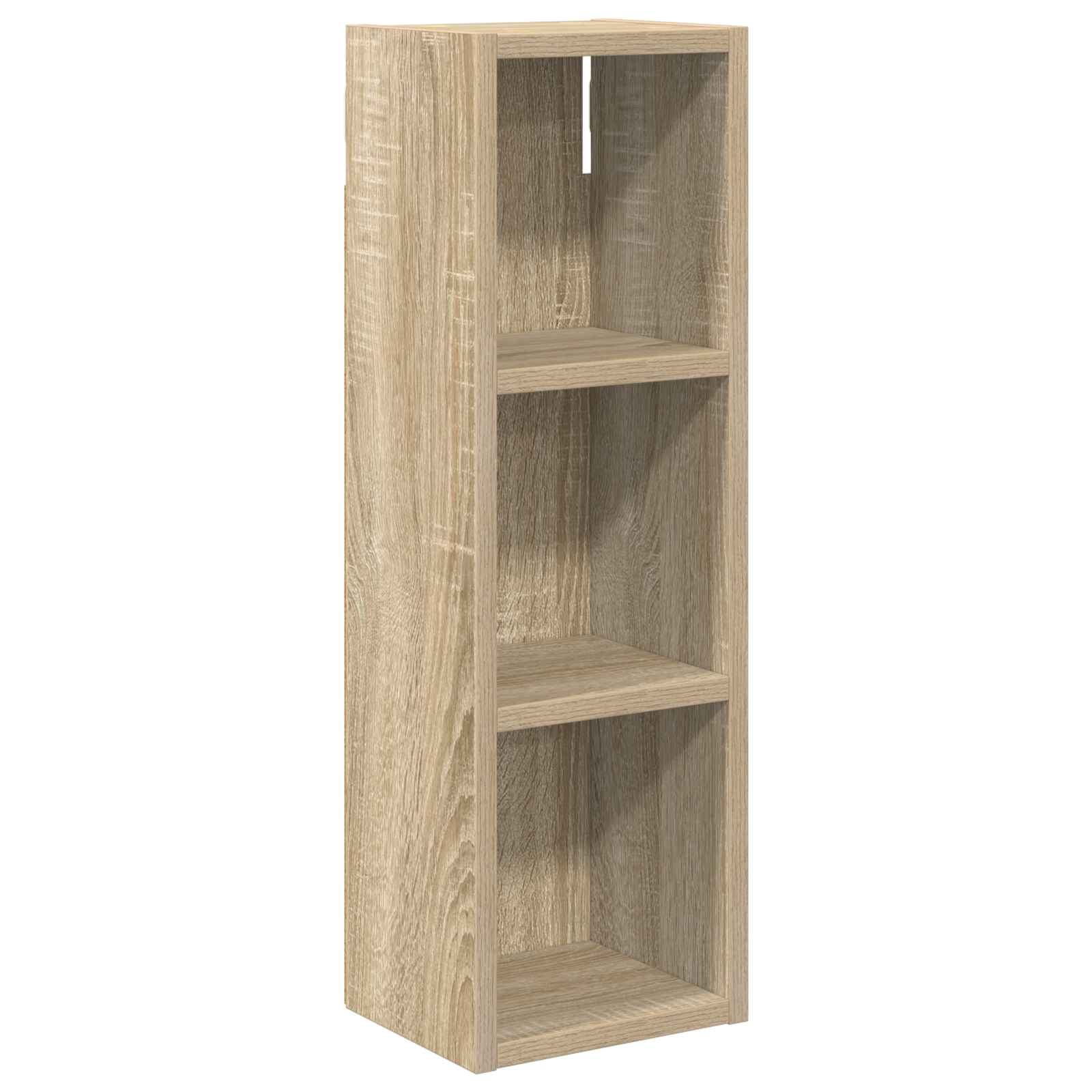 Badezimmer-Wandschrank mit Regal Sonoma-Eiche 20 x 16 x 62,5 cm