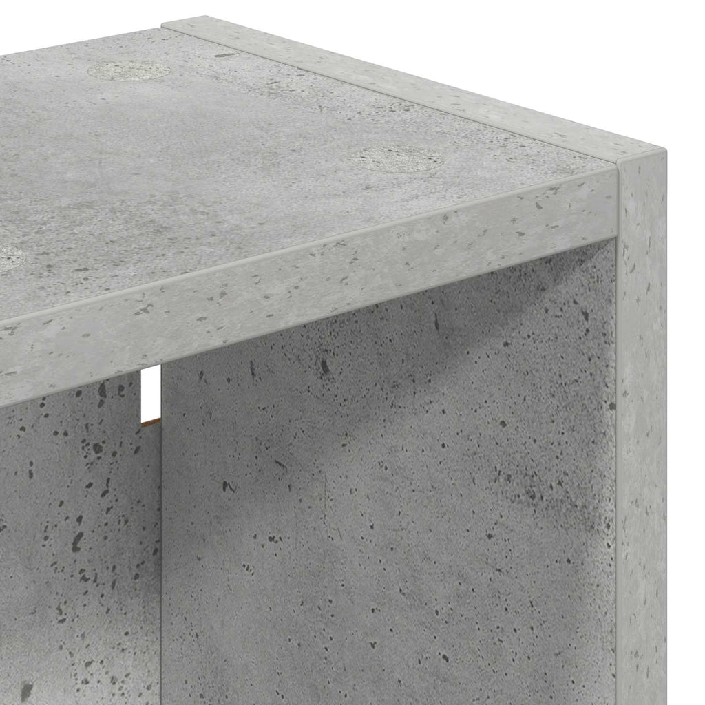 Badezimmer-Wandschrank mit Regal Betongrau 20 x 16 x 62,5 cm