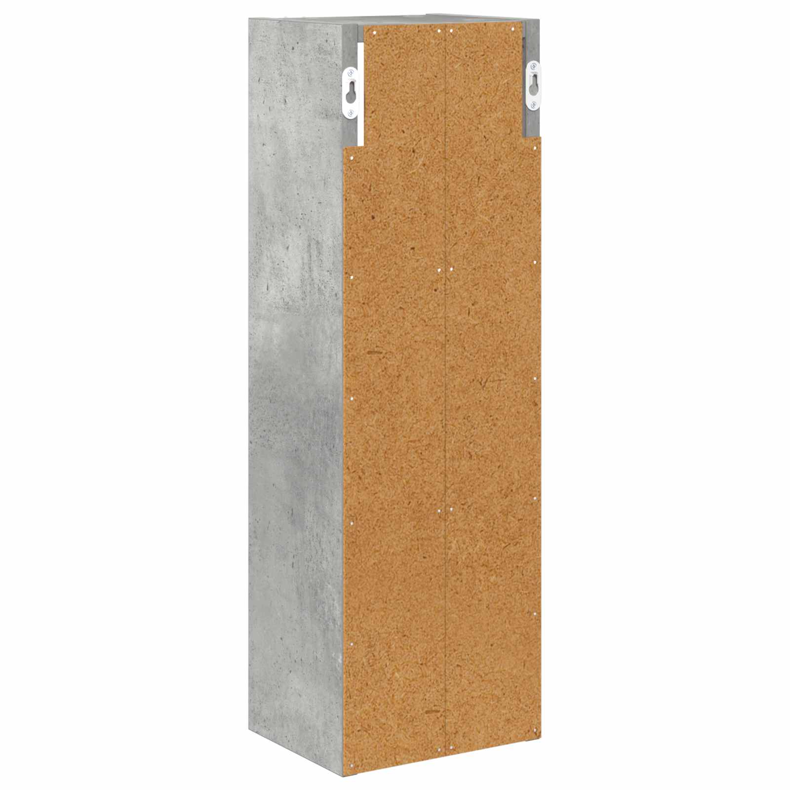 Badezimmer-Wandschrank mit Regal Betongrau 20 x 16 x 62,5 cm