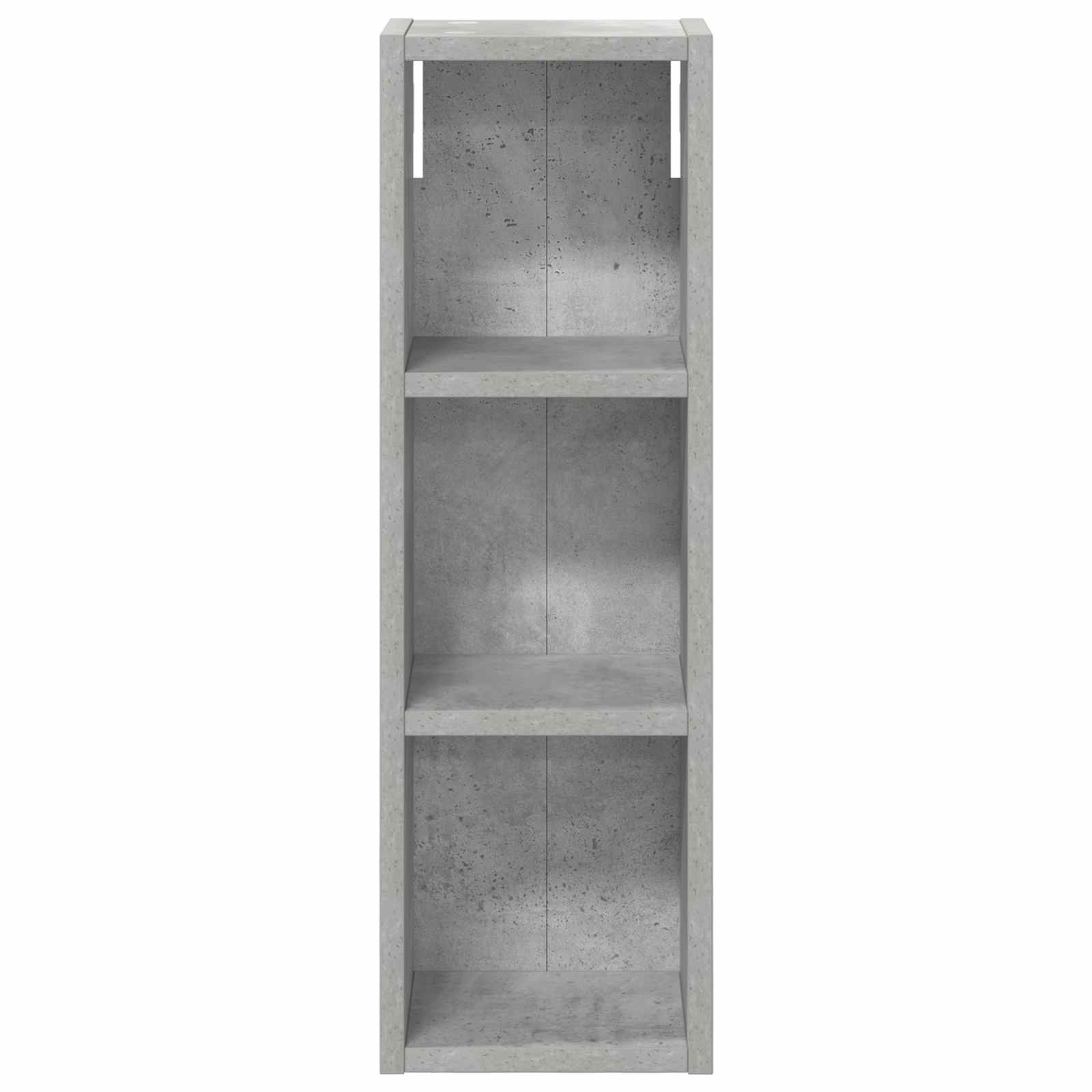 Badezimmer-Wandschrank mit Regal Betongrau 20 x 16 x 62,5 cm
