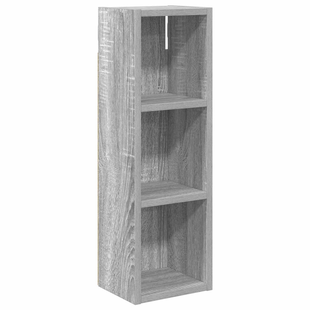Badezimmer-Wandschrank Graues Sonoma 20 x 16 x 62,5 cm
