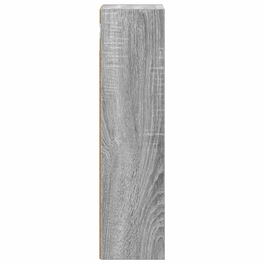 Badezimmer-Wandschrank Graues Sonoma 20 x 16 x 62,5 cm