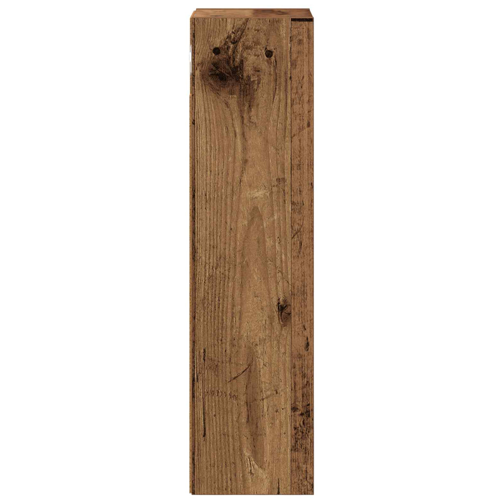 Badezimmer-Wandschrank Altholz 20 x 16 x 62,5 cm Holzwerkstoff