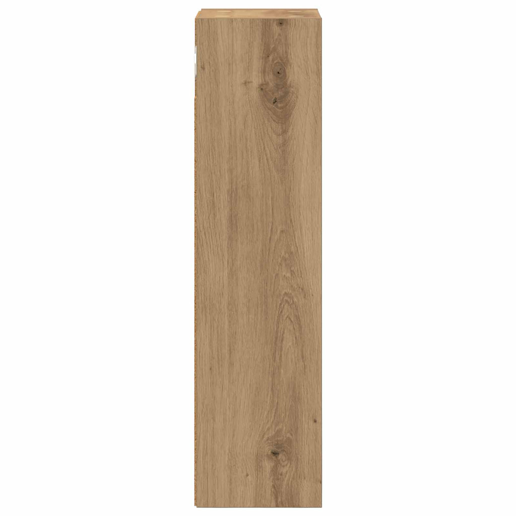 Badezimmer-Wandschrank Kunsthandwerk Eiche 20 x 16 x 62,5 cm