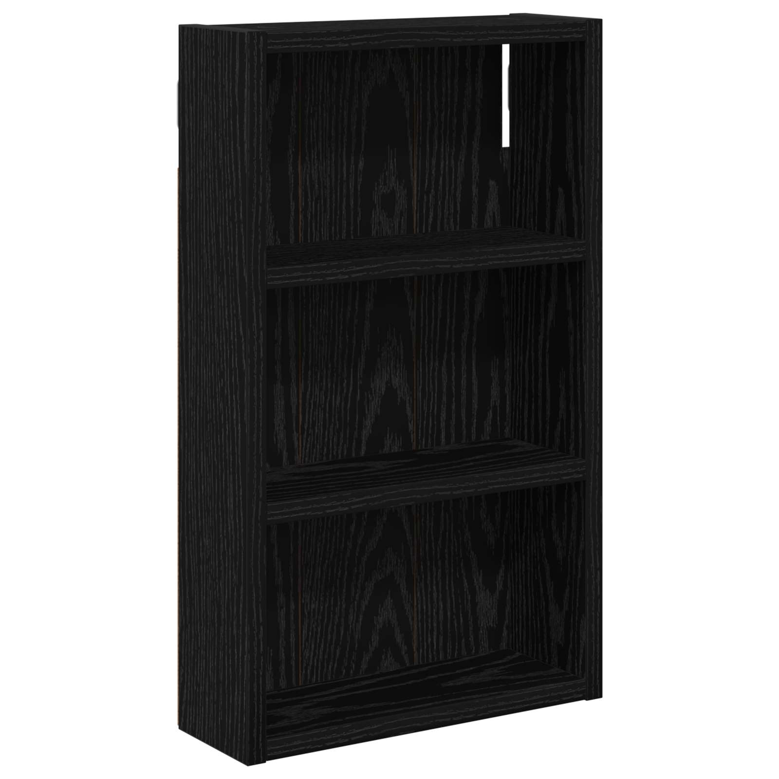 Badezimmer-Wandschrank mit Regal Schwarze Eiche 30 x 10 x 50 cm