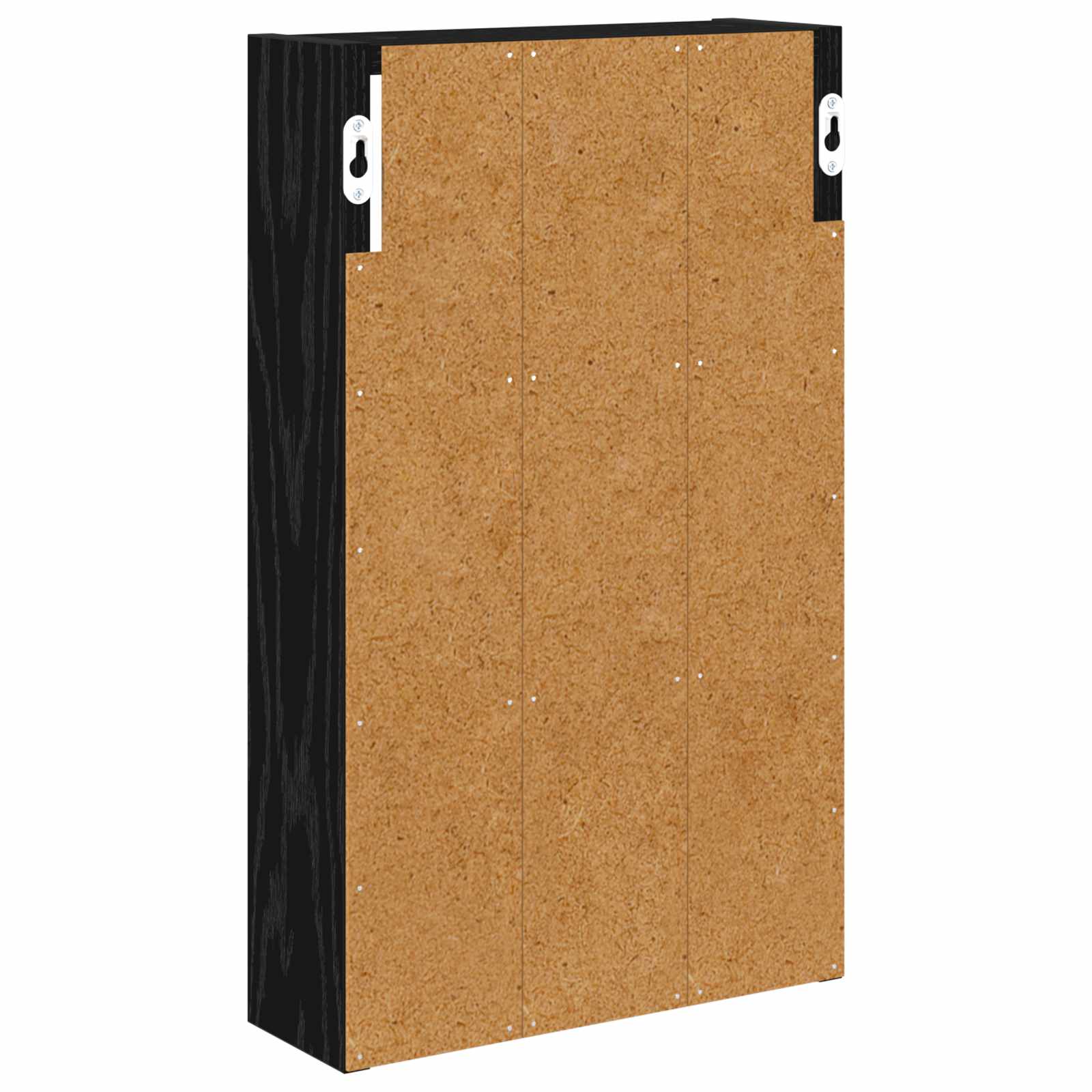 Badezimmer-Wandschrank mit Regal Schwarze Eiche 30 x 10 x 50 cm