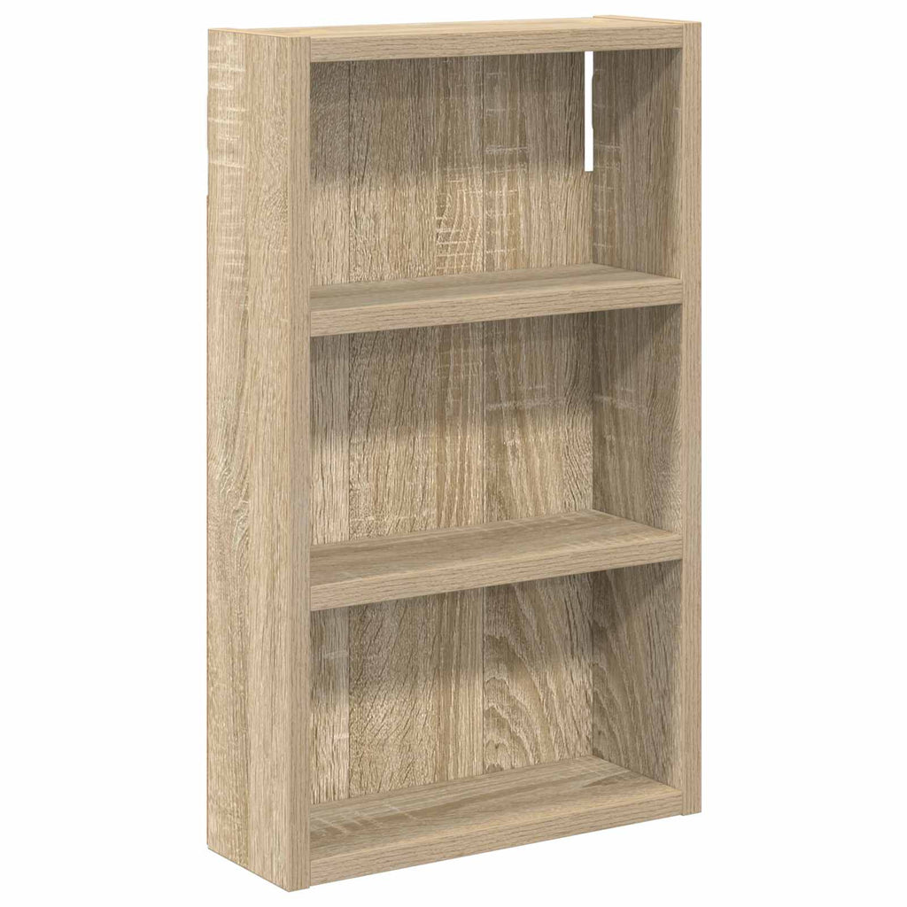 Badezimmer-Wandschrank mit Regal Sonoma-Eiche 30 x 10 x 50 cm