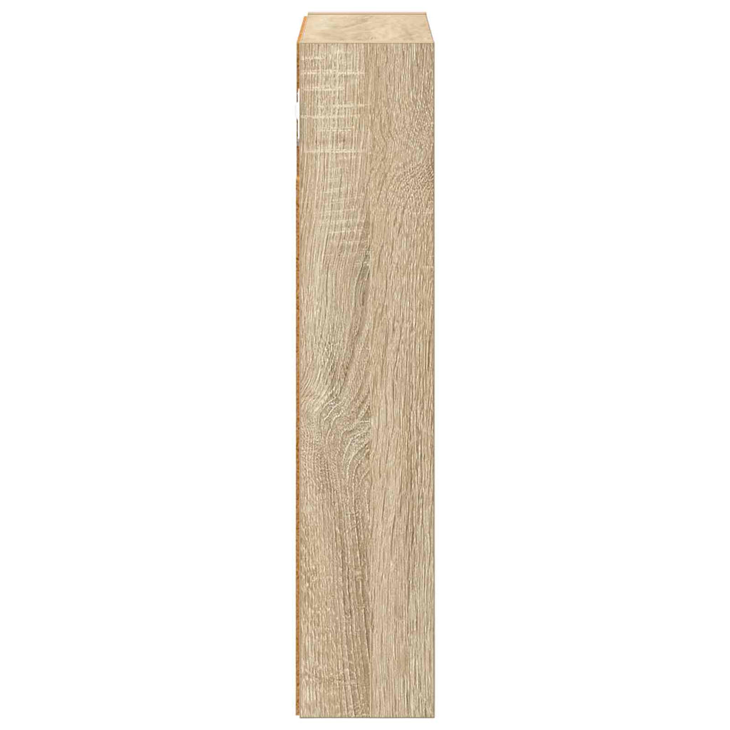 Badezimmer-Wandschrank mit Regal Sonoma-Eiche 30 x 10 x 50 cm