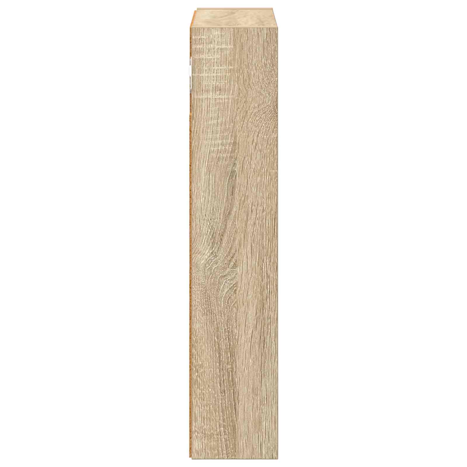 Badezimmer-Wandschrank mit Regal Sonoma-Eiche 30 x 10 x 50 cm