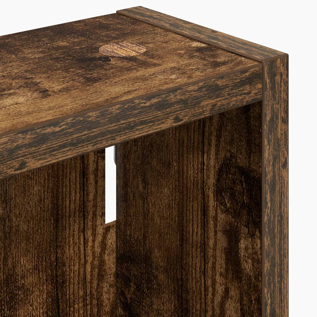 Badezimmer-Wandschrank Geräucherte Eiche 30 x 10 x 50 cm