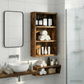 Badezimmer-Wandschrank Geräucherte Eiche 30 x 10 x 50 cm