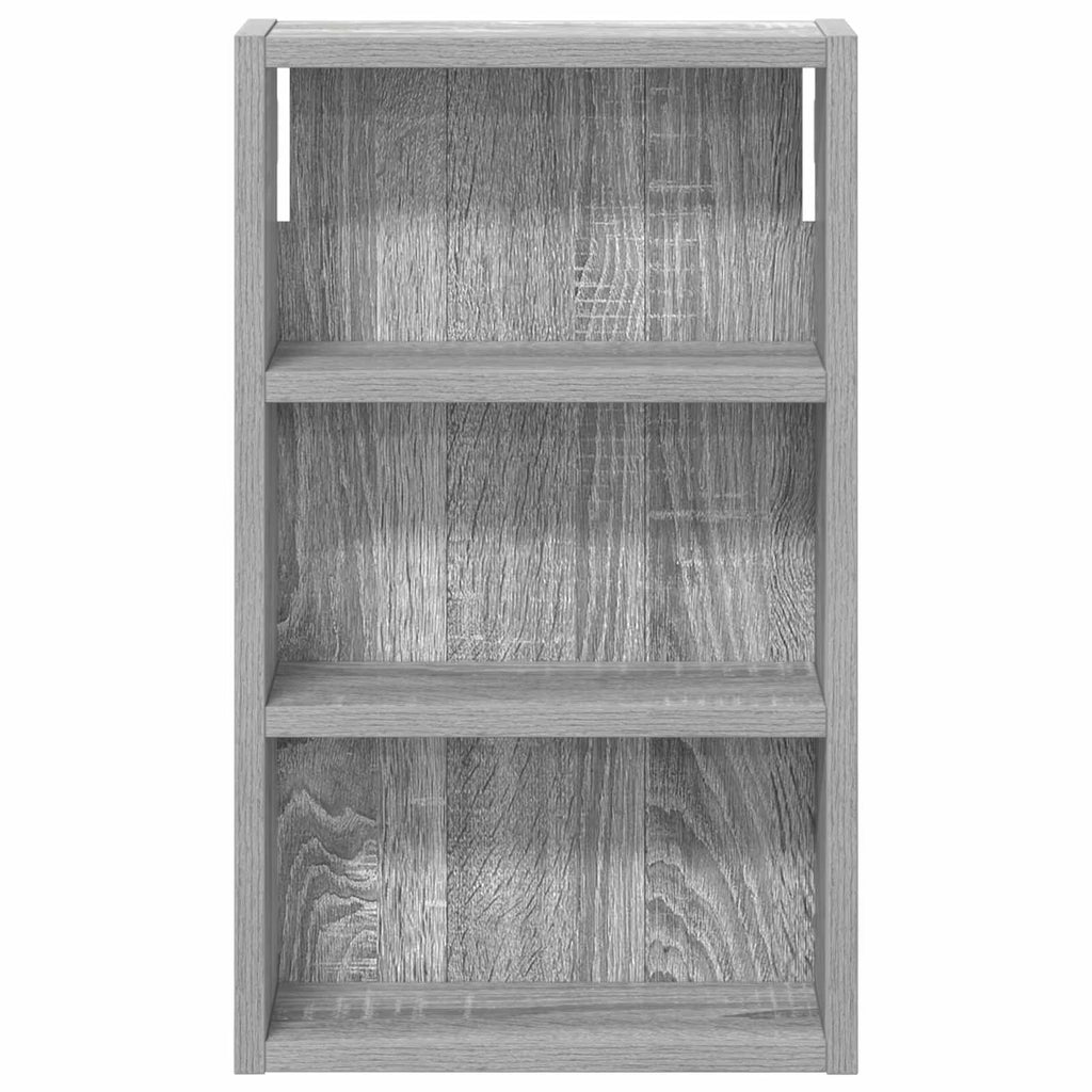 Badezimmer-Wandschrank mit Regal Graues Sonoma 30 x 10 x 50 cm