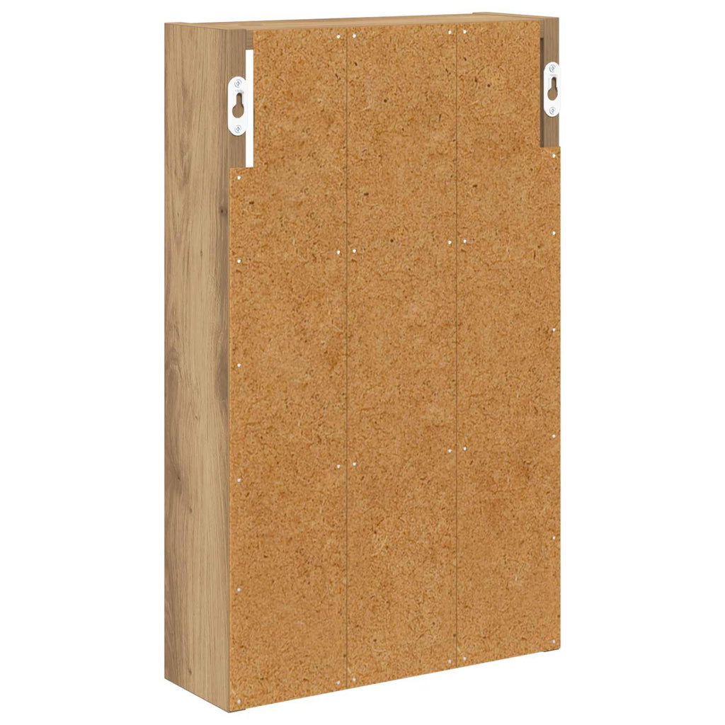 Badezimmer-Wandschrank Kunsthandwerk Eiche 30 x 10 x 50 cm