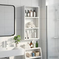 Badezimmer-Wandschrank Weiß 30 x 10 x 60,5 cm Holzwerkstoff