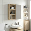 Badezimmer-Wandschrank mit Regal Sonoma-Eiche 30 x 10 x 60,5 cm
