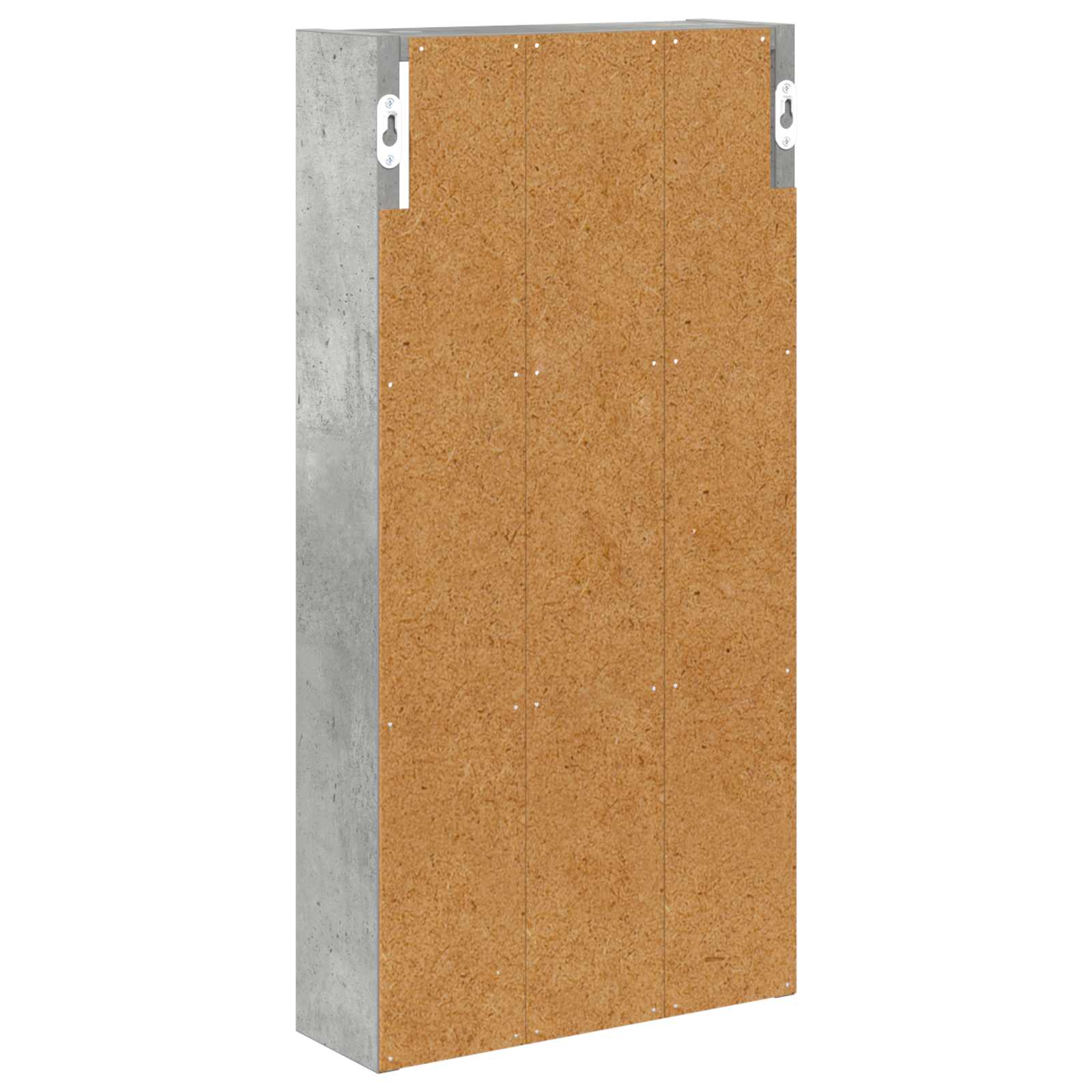 Badezimmer-Wandschrank mit Regal Betongrau 30 x 10 x 60,5 cm