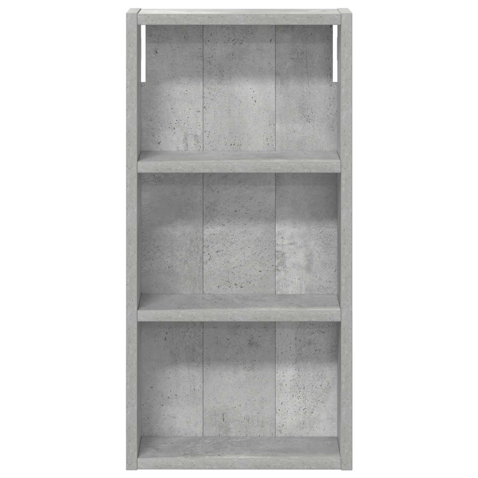 Badezimmer-Wandschrank mit Regal Betongrau 30 x 10 x 60,5 cm