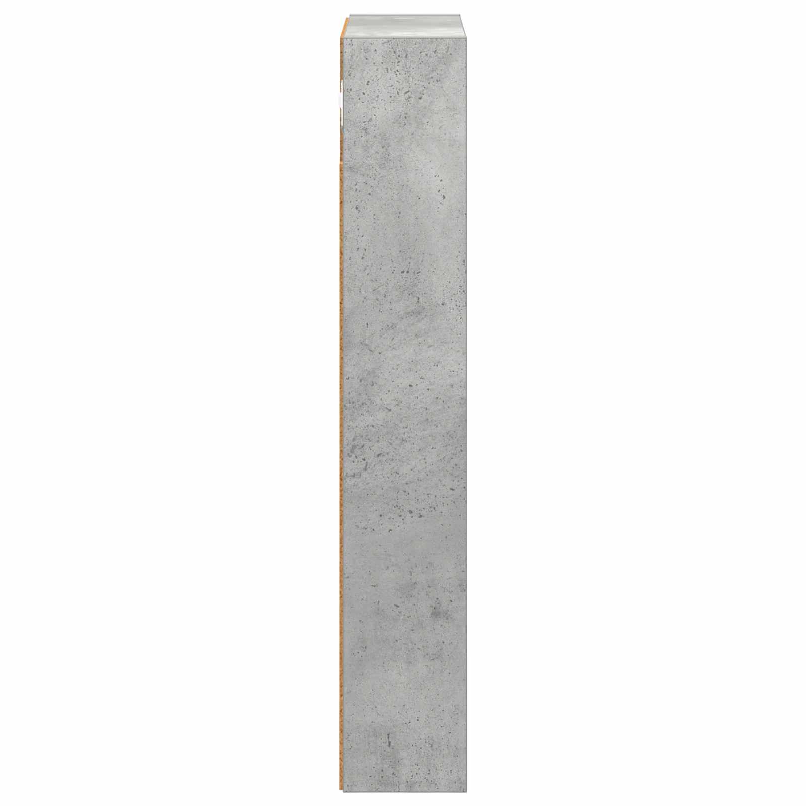 Badezimmer-Wandschrank mit Regal Betongrau 30 x 10 x 60,5 cm