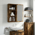 Badezimmer-Wandschrank Geräucherte Eiche 30 x 10 x 60,5 cm
