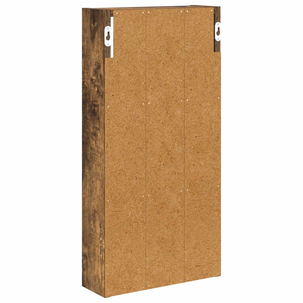 Badezimmer-Wandschrank Geräucherte Eiche 30 x 10 x 60,5 cm