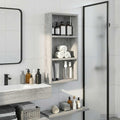 Badezimmer-Wandschrank Graues Sonoma 30 x 10 x 60,5 cm