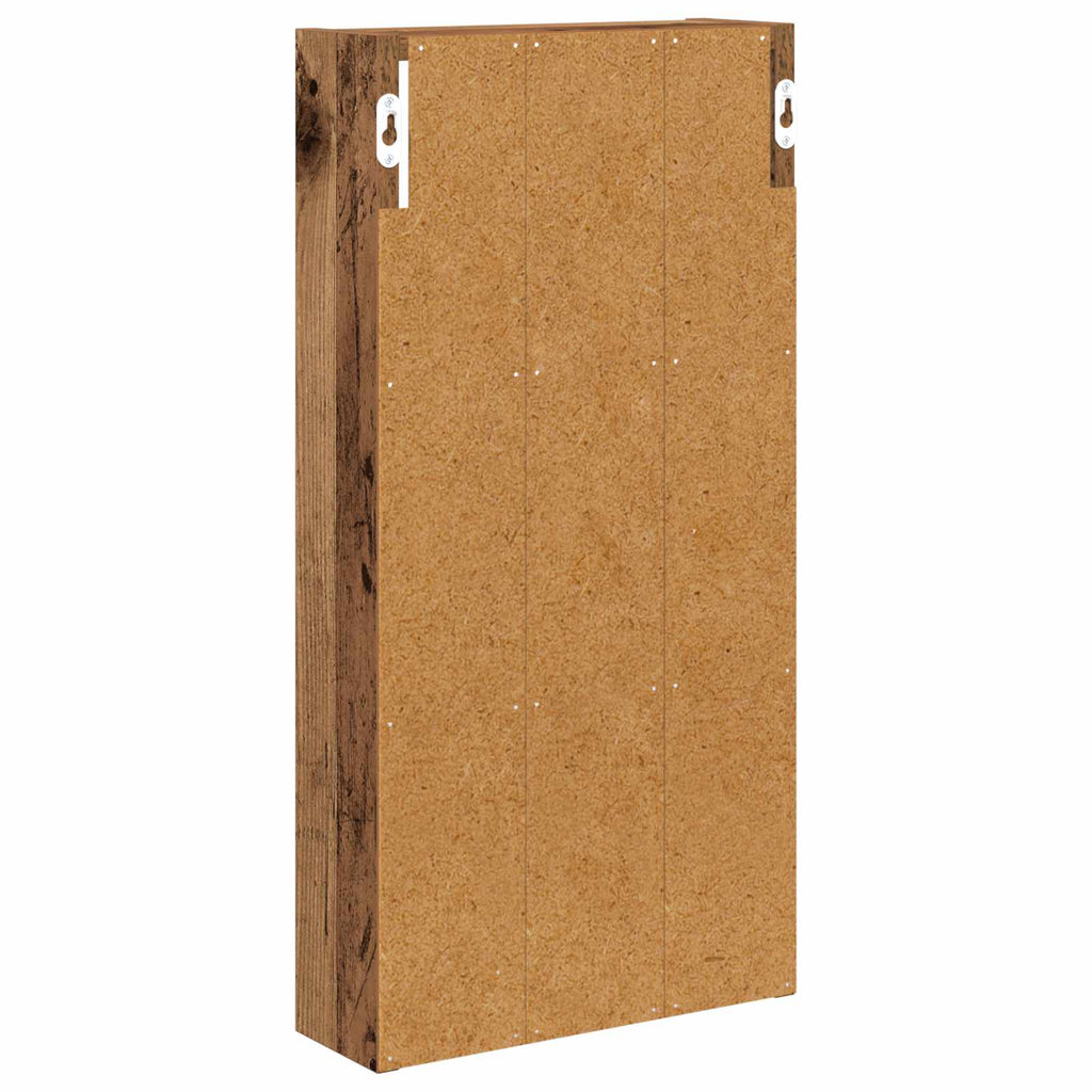 Badezimmer-Wandschrank Altholz 30 x 10 x 60,5 cm Holzwerkstoff