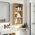 Badezimmer-Wandschrank Kunsthandwerk Eiche 30 x 10 x 60,5 cm