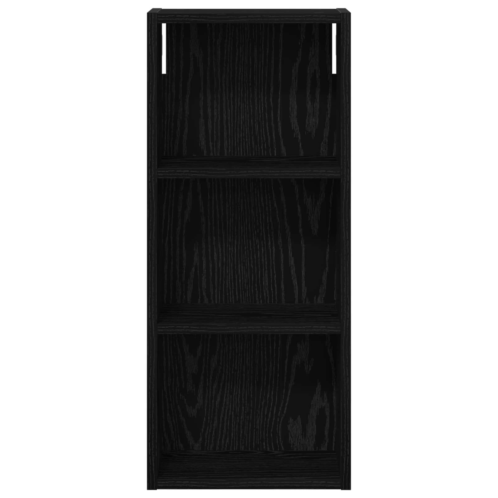 Badezimmer-Wandschrank mit Regal Schwarze Eiche 30 x 14 x 70 cm