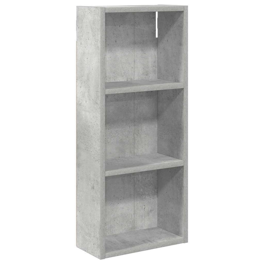 Badezimmer-Wandschrank Betongrau 30 x 14 x 70 cm Holzwerkstoff