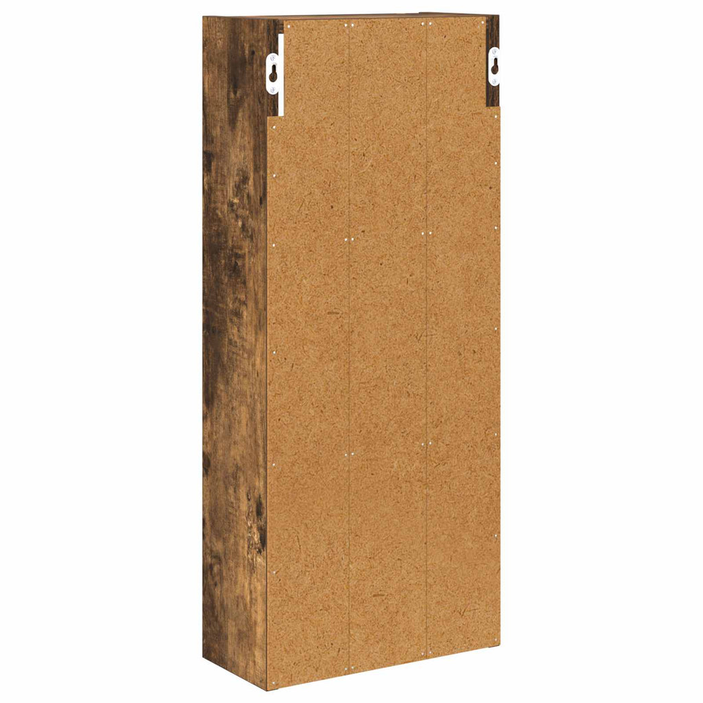 Badezimmer-Wandschrank Geräucherte Eiche 30 x 14 x 70 cm