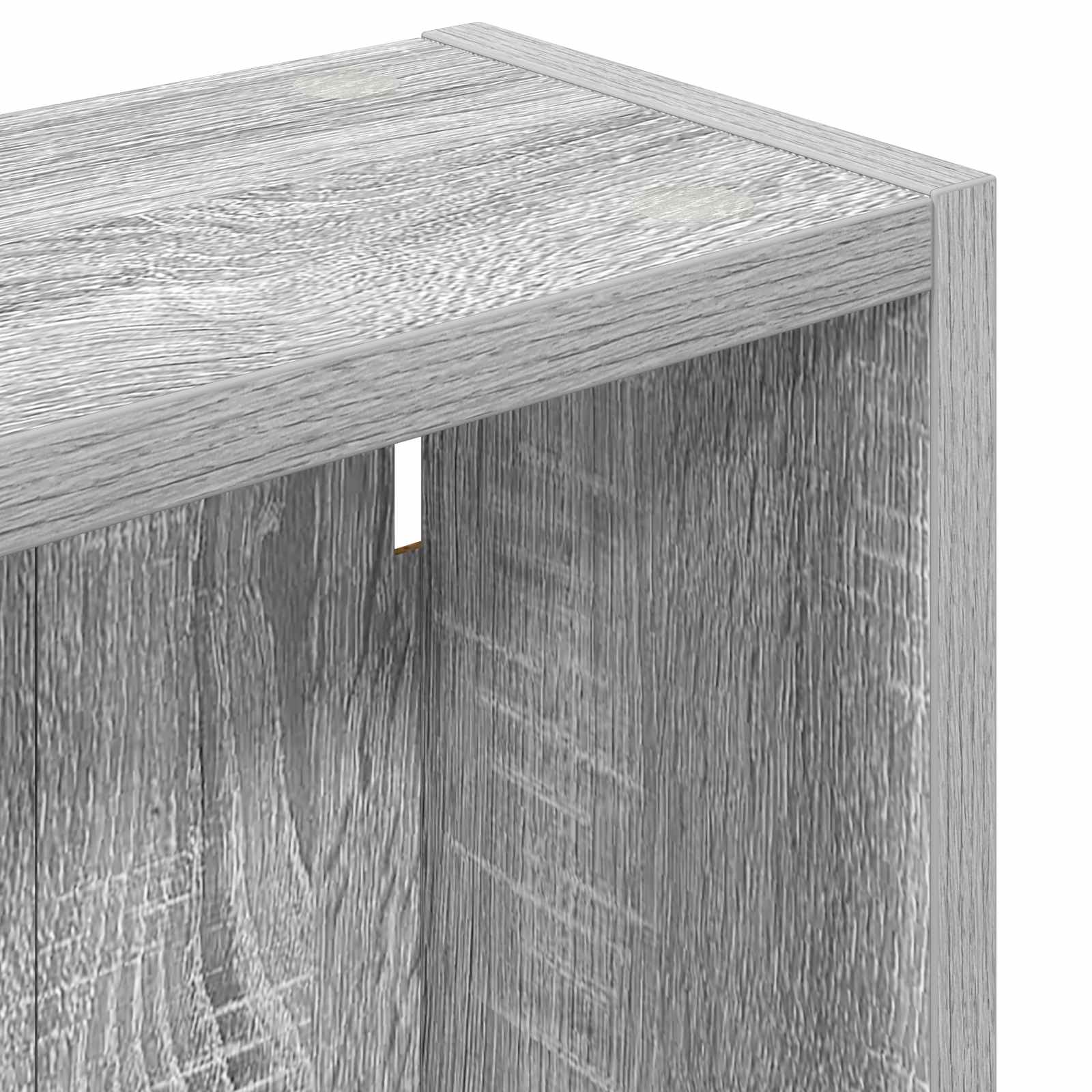Badezimmer-Wandschrank mit Regal Graues Sonoma 30 x 14 x 70 cm