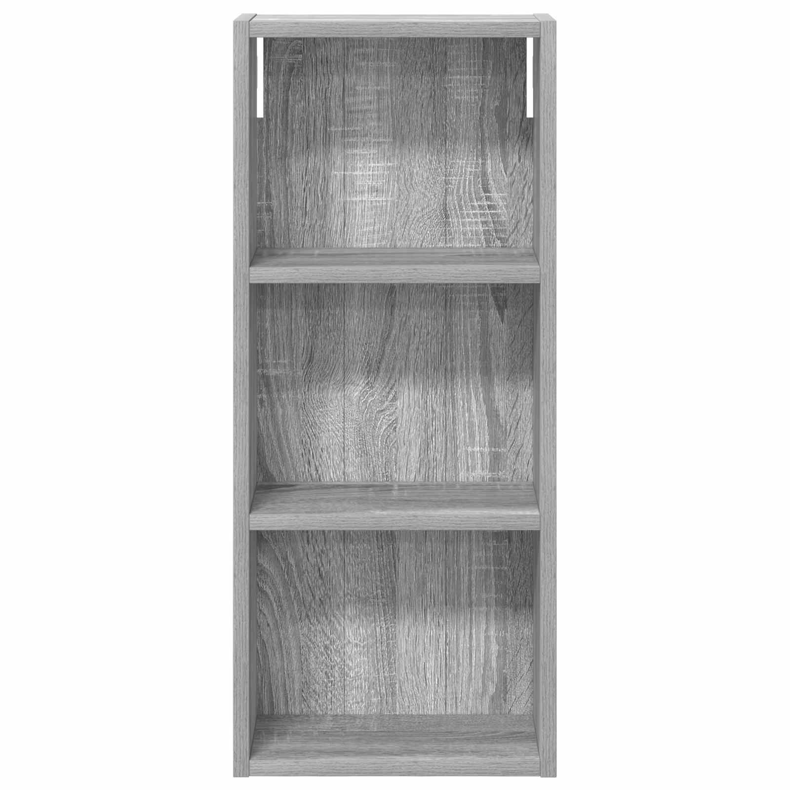 Badezimmer-Wandschrank mit Regal Graues Sonoma 30 x 14 x 70 cm