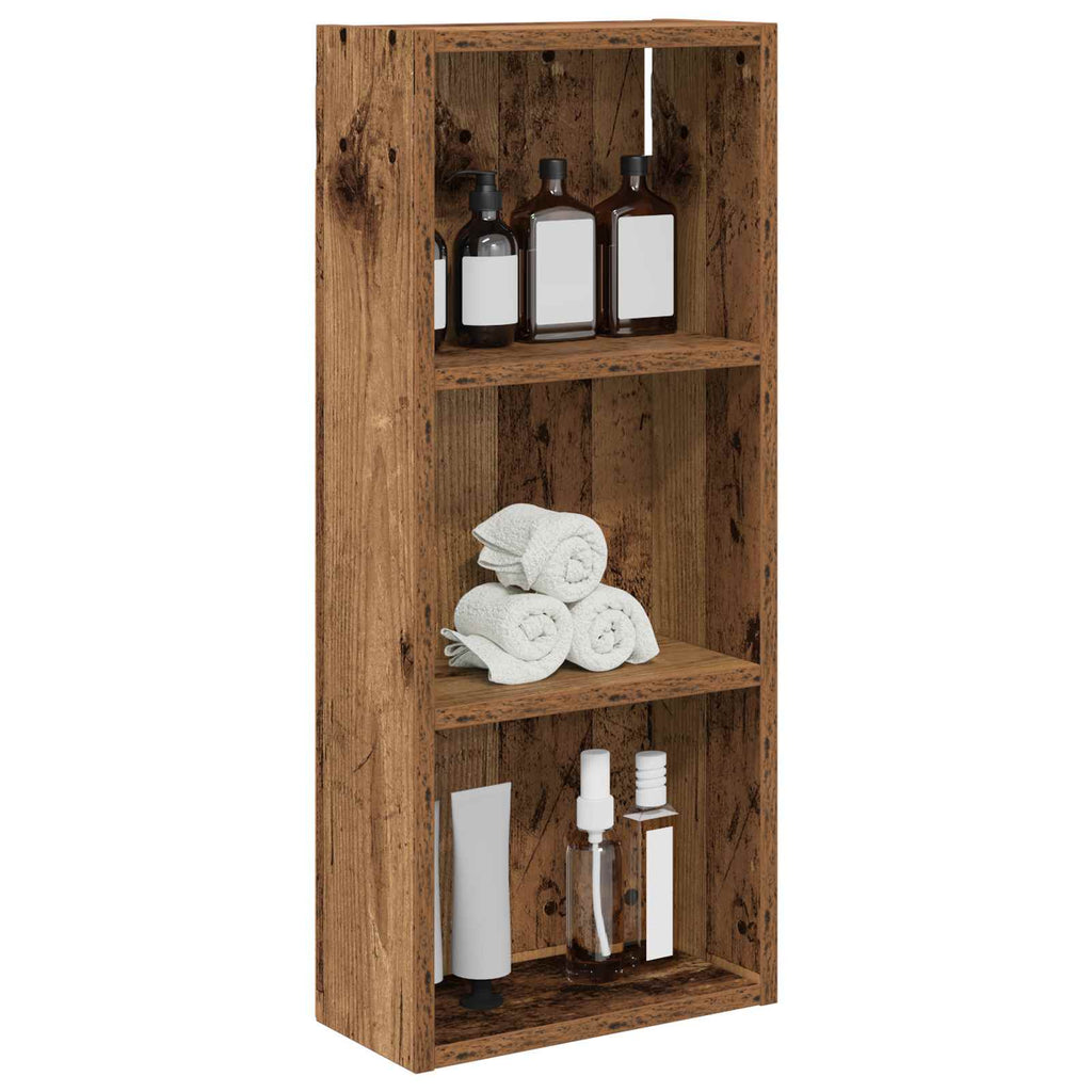 Badezimmer-Wandschrank Altholz 30 x 14 x 70 cm Holzwerkstoff