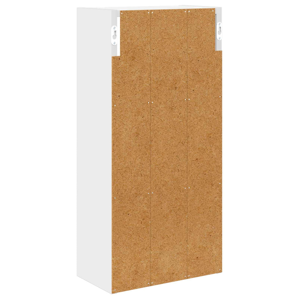 Badezimmer-Wandschrank Weiß 30 x 16 x 62,5 cm Holzwerkstoff