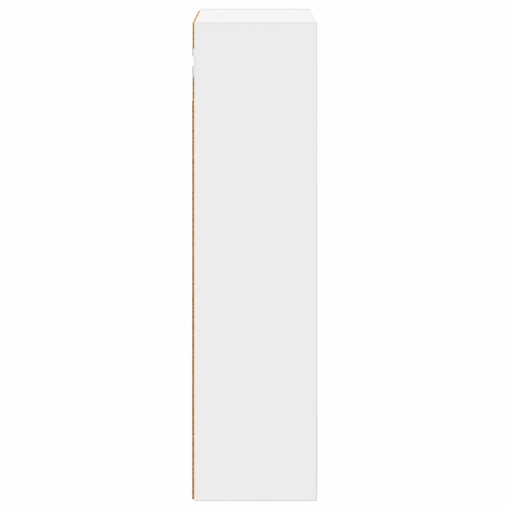 Badezimmer-Wandschrank Weiß 30 x 16 x 62,5 cm Holzwerkstoff