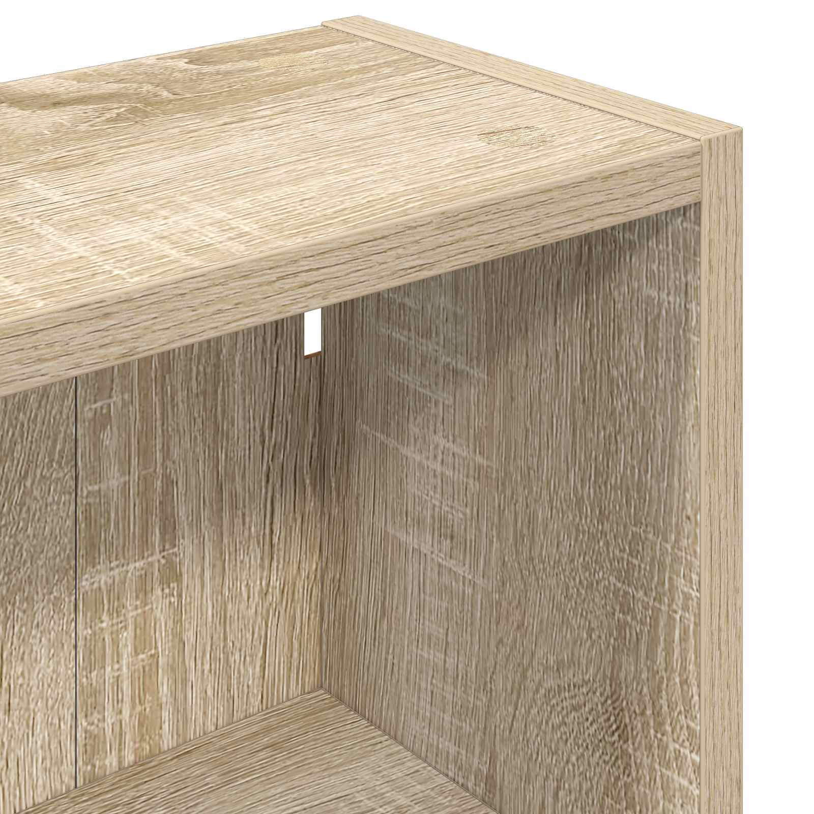 Badezimmer-Wandschrank mit Regal Sonoma-Eiche 30 x 16 x 62,5 cm