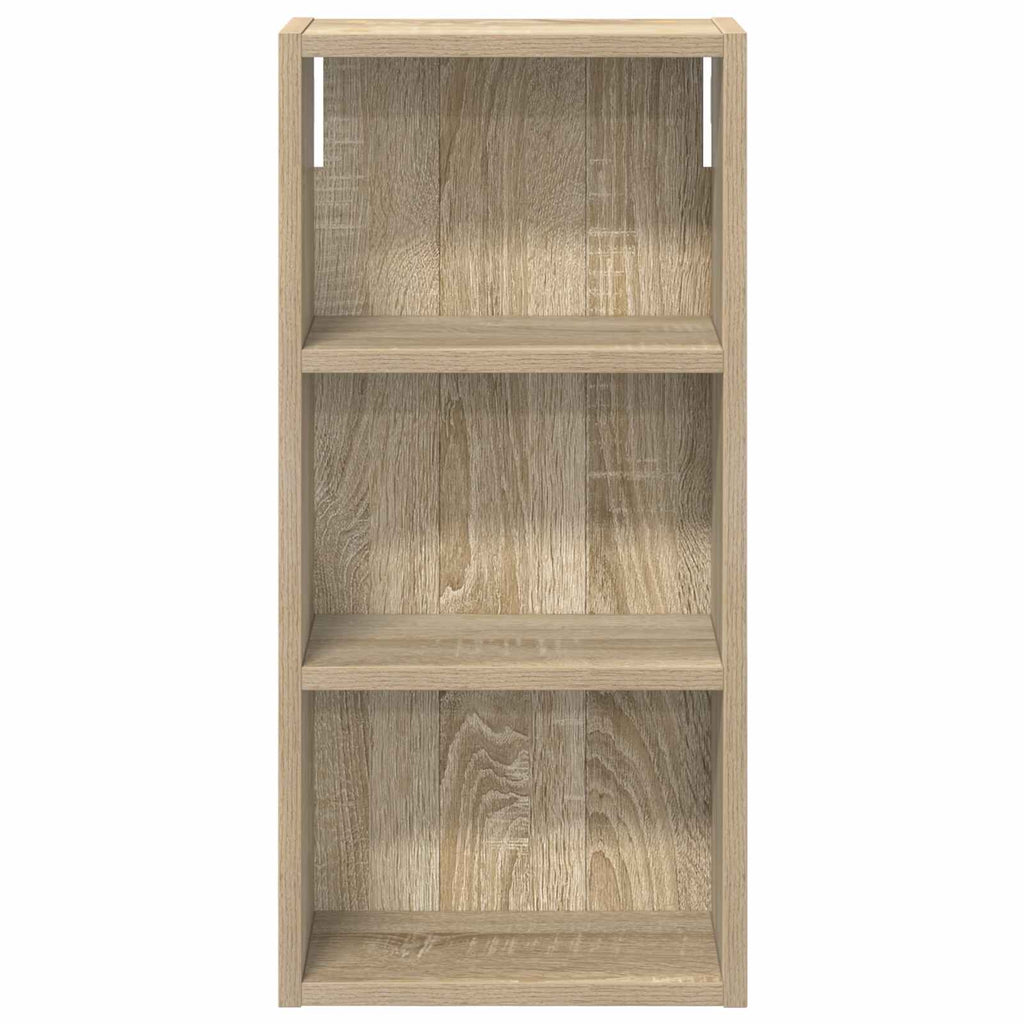 Badezimmer-Wandschrank mit Regal Sonoma-Eiche 30 x 16 x 62,5 cm
