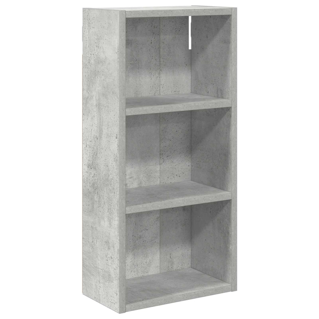 Badezimmer-Wandschrank mit Regal Betongrau 30 x 16 x 62,5 cm