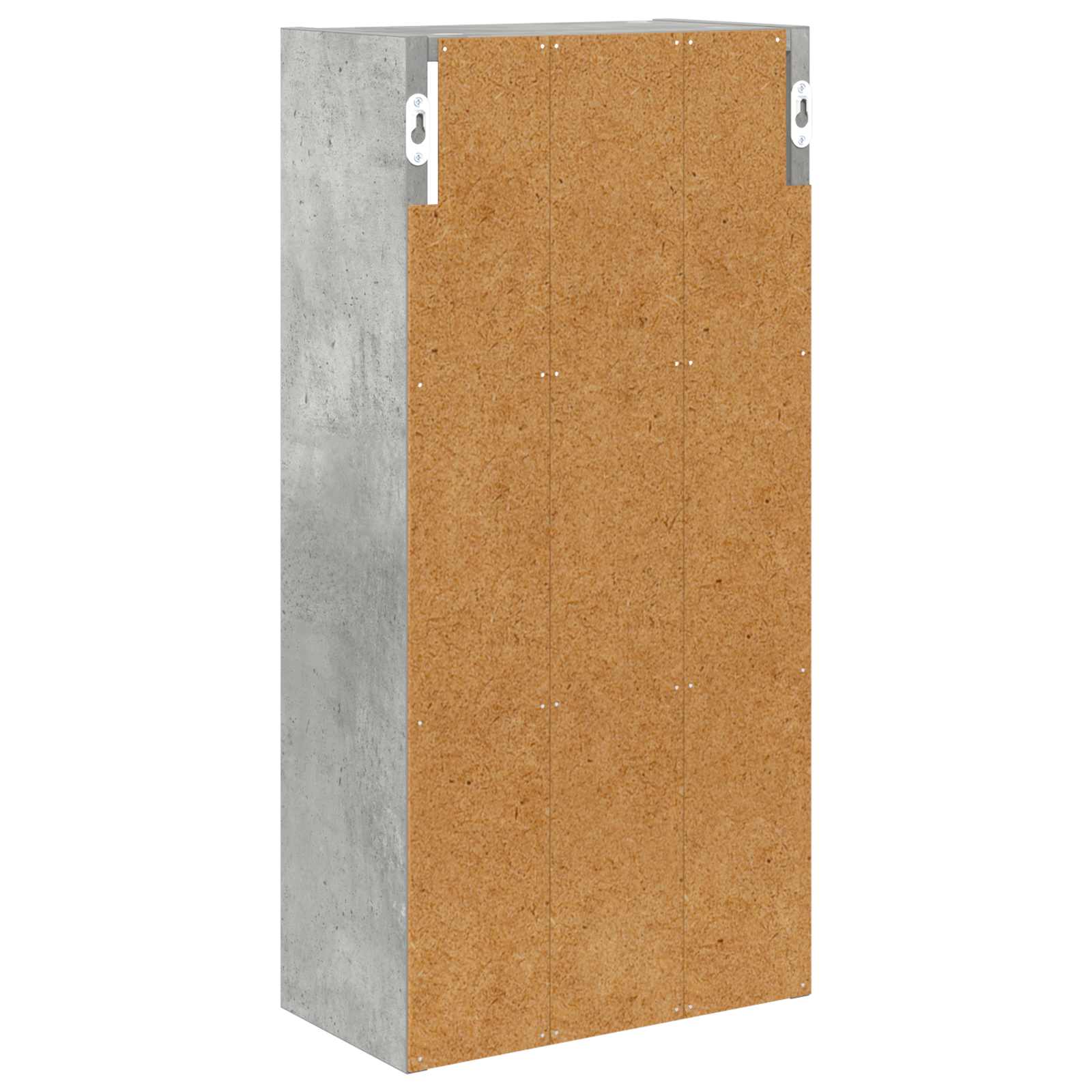 Badezimmer-Wandschrank mit Regal Betongrau 30 x 16 x 62,5 cm