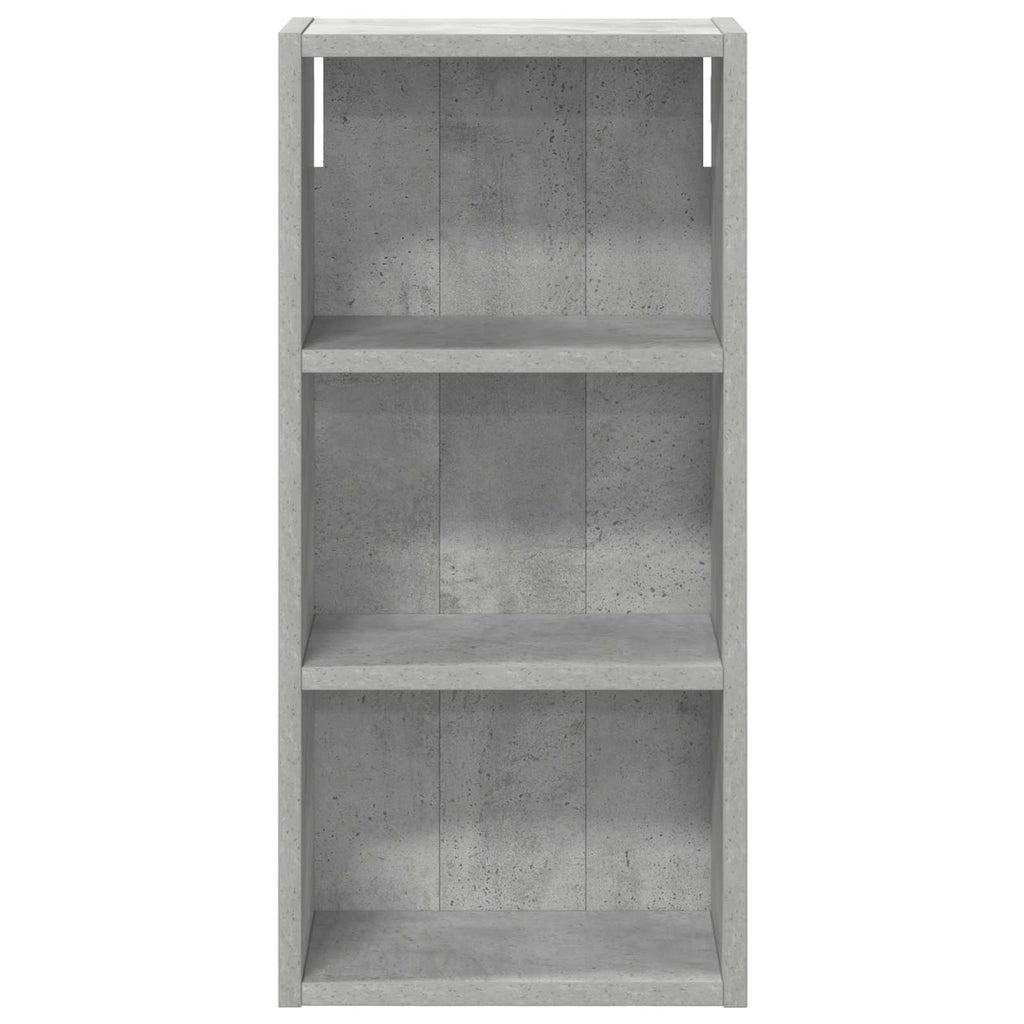 Badezimmer-Wandschrank mit Regal Betongrau 30 x 16 x 62,5 cm