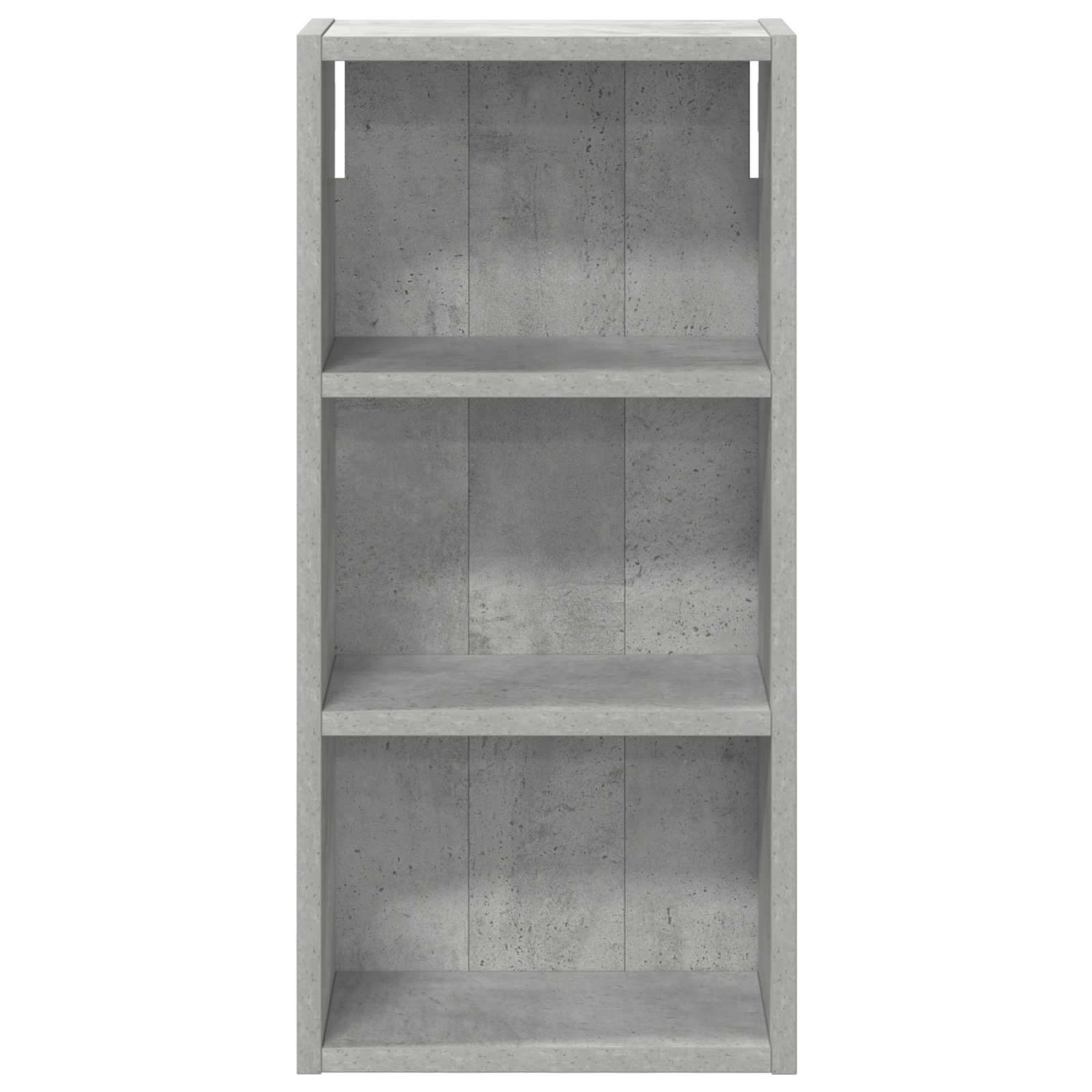 Badezimmer-Wandschrank mit Regal Betongrau 30 x 16 x 62,5 cm
