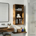 Badezimmer-Wandschrank Geräucherte Eiche 30 x 16 x 62,5 cm