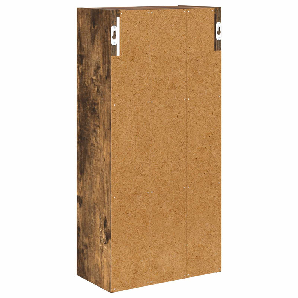 Badezimmer-Wandschrank Geräucherte Eiche 30 x 16 x 62,5 cm