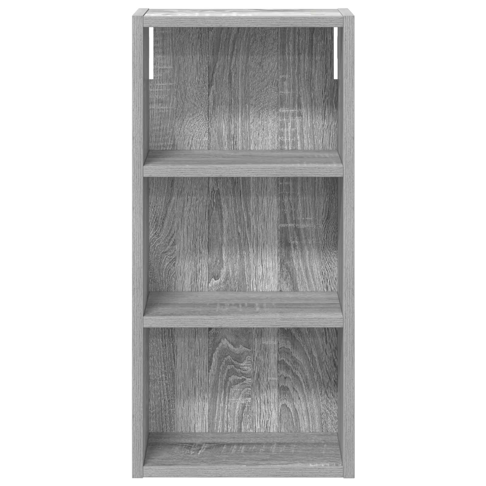 Badezimmer-Wandschrank Graues Sonoma 30 x 16 x 62,5 cm