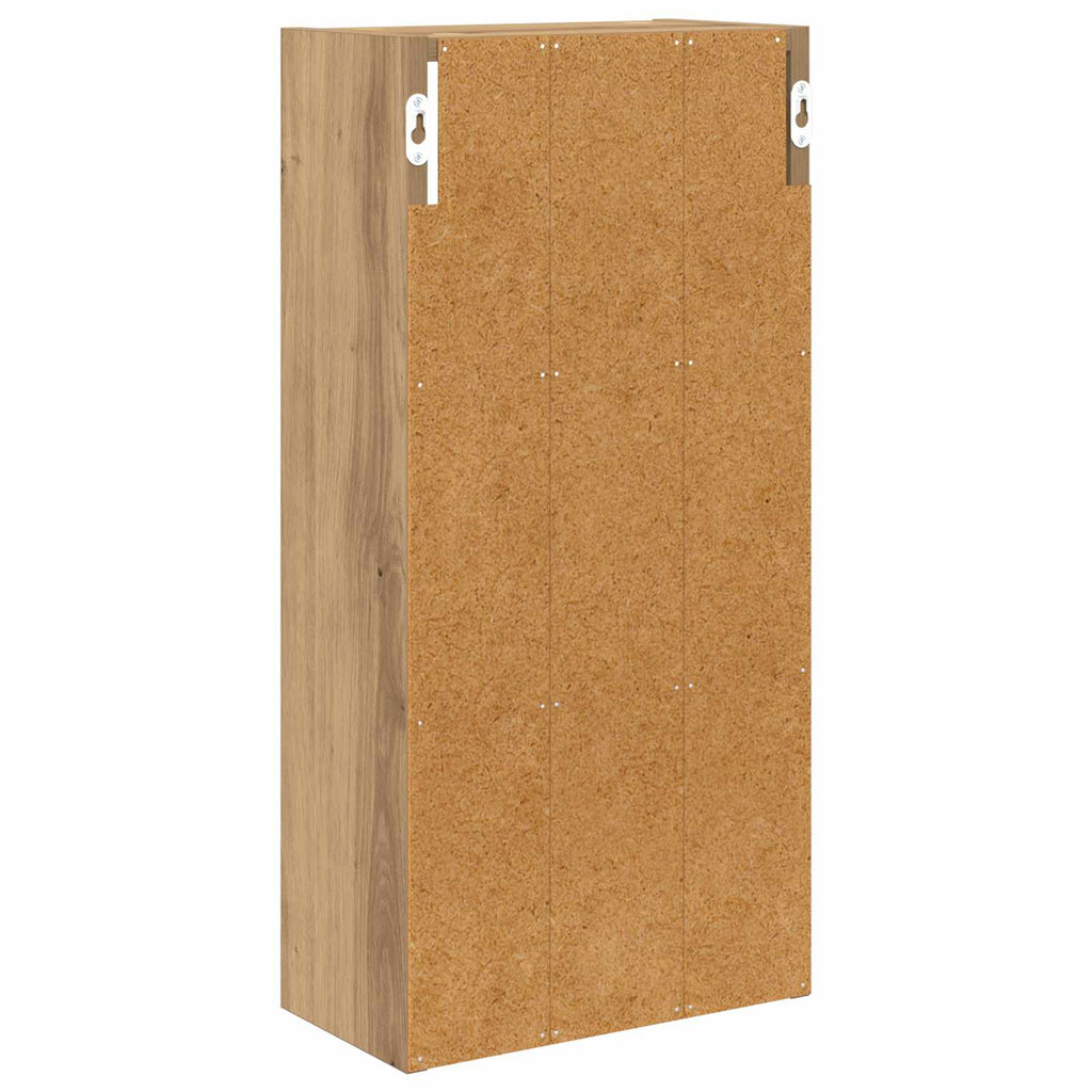 Badezimmer-Wandschrank Kunsthandwerk Eiche 30 x 16 x 62,5 cm
