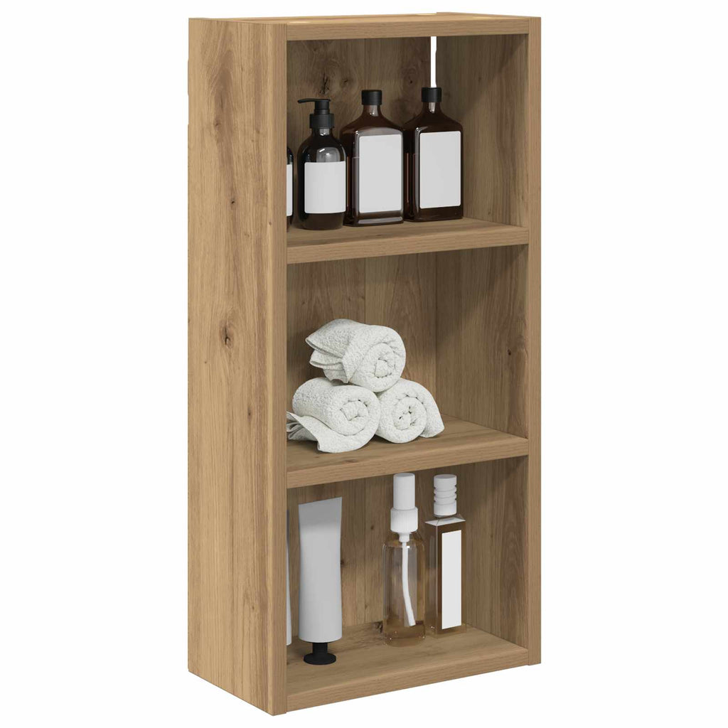 Badezimmer-Wandschrank Kunsthandwerk Eiche 30 x 16 x 62,5 cm