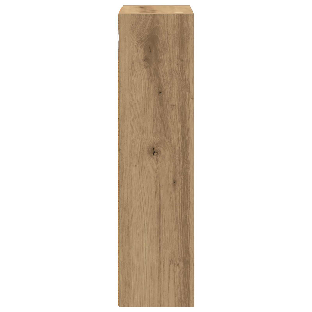 Badezimmer-Wandschrank Kunsthandwerk Eiche 30 x 16 x 62,5 cm