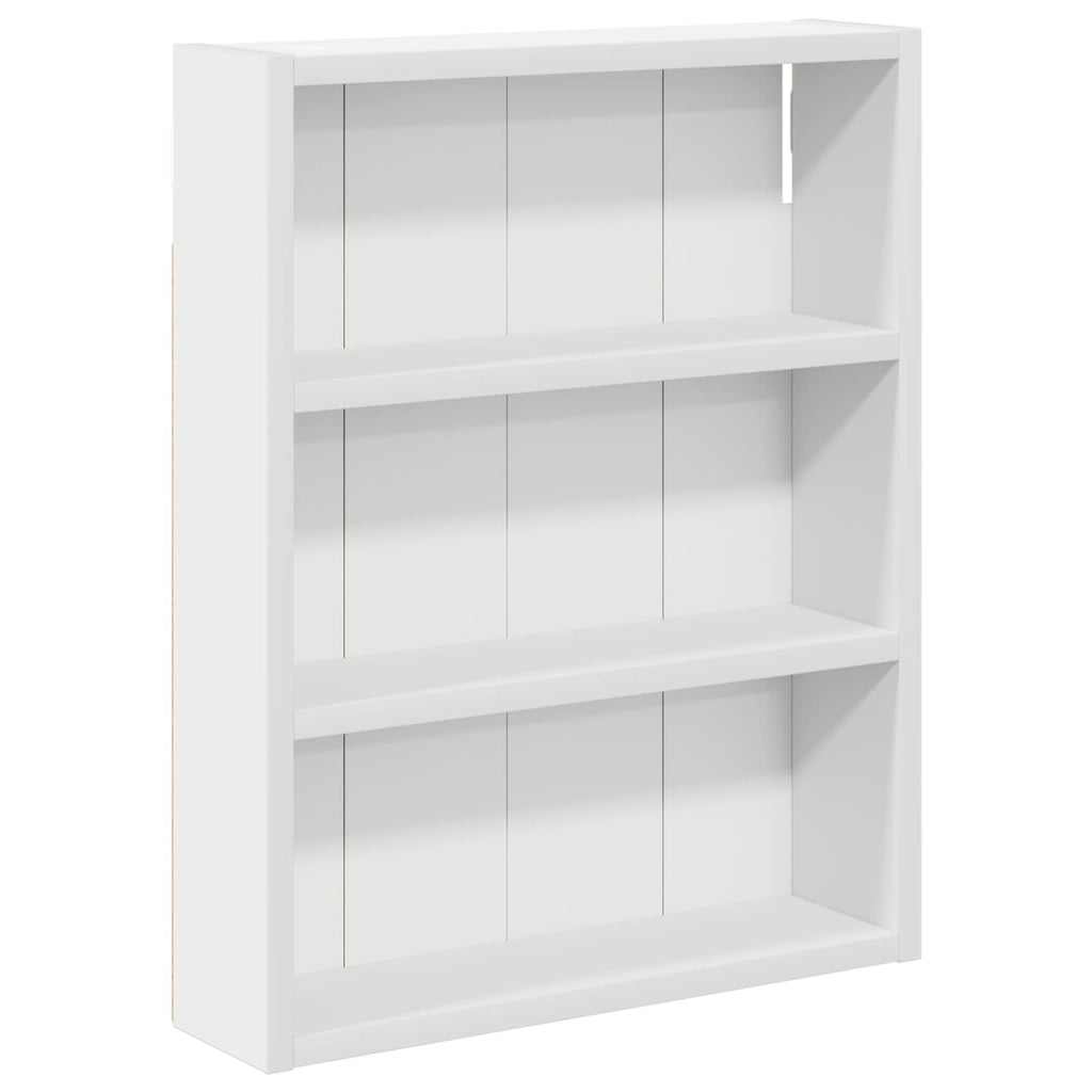 Badezimmer-Wandschrank Weiß 40 x 10 x 50 cm Holzwerkstoff