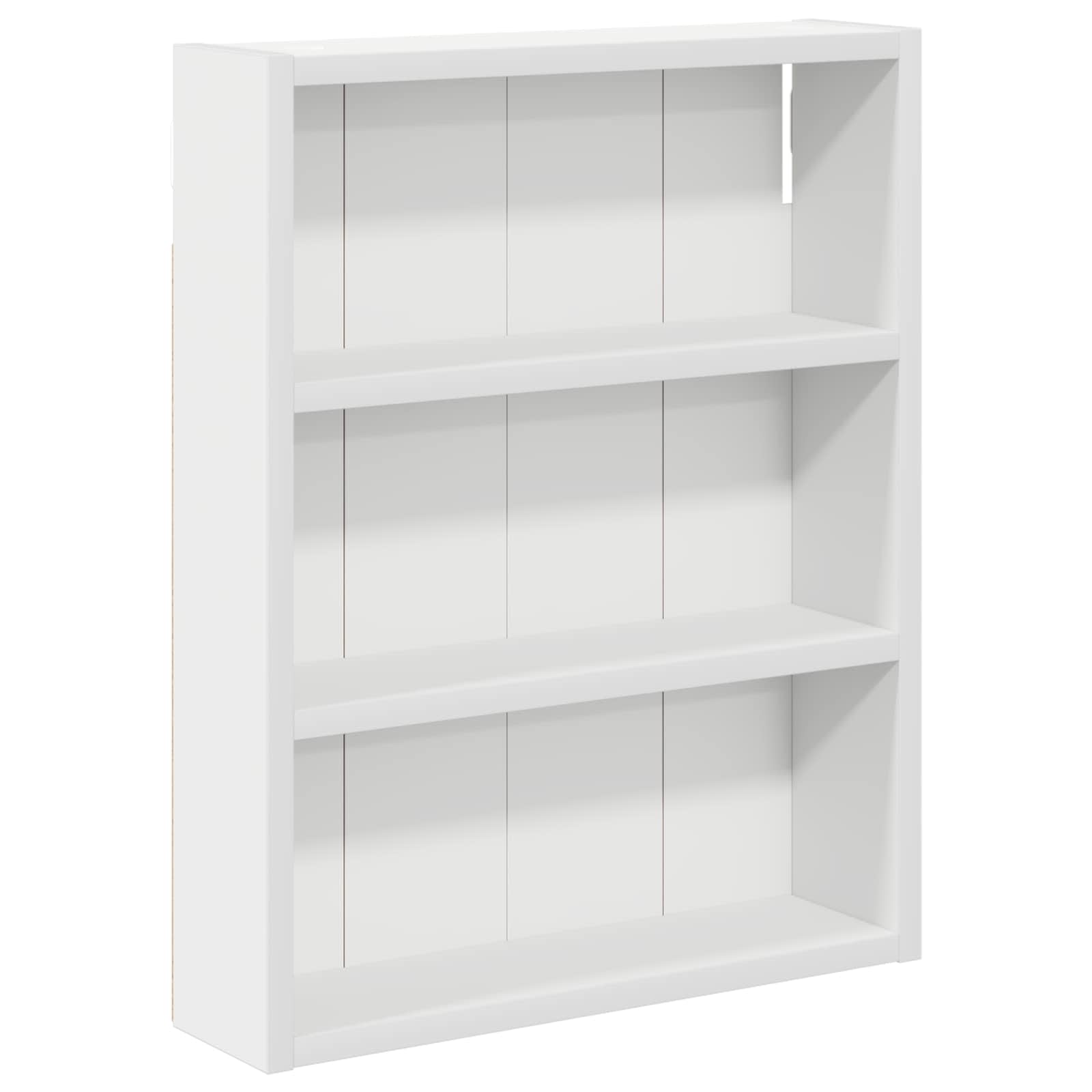 Badezimmer-Wandschrank Weiß 40 x 10 x 50 cm Holzwerkstoff