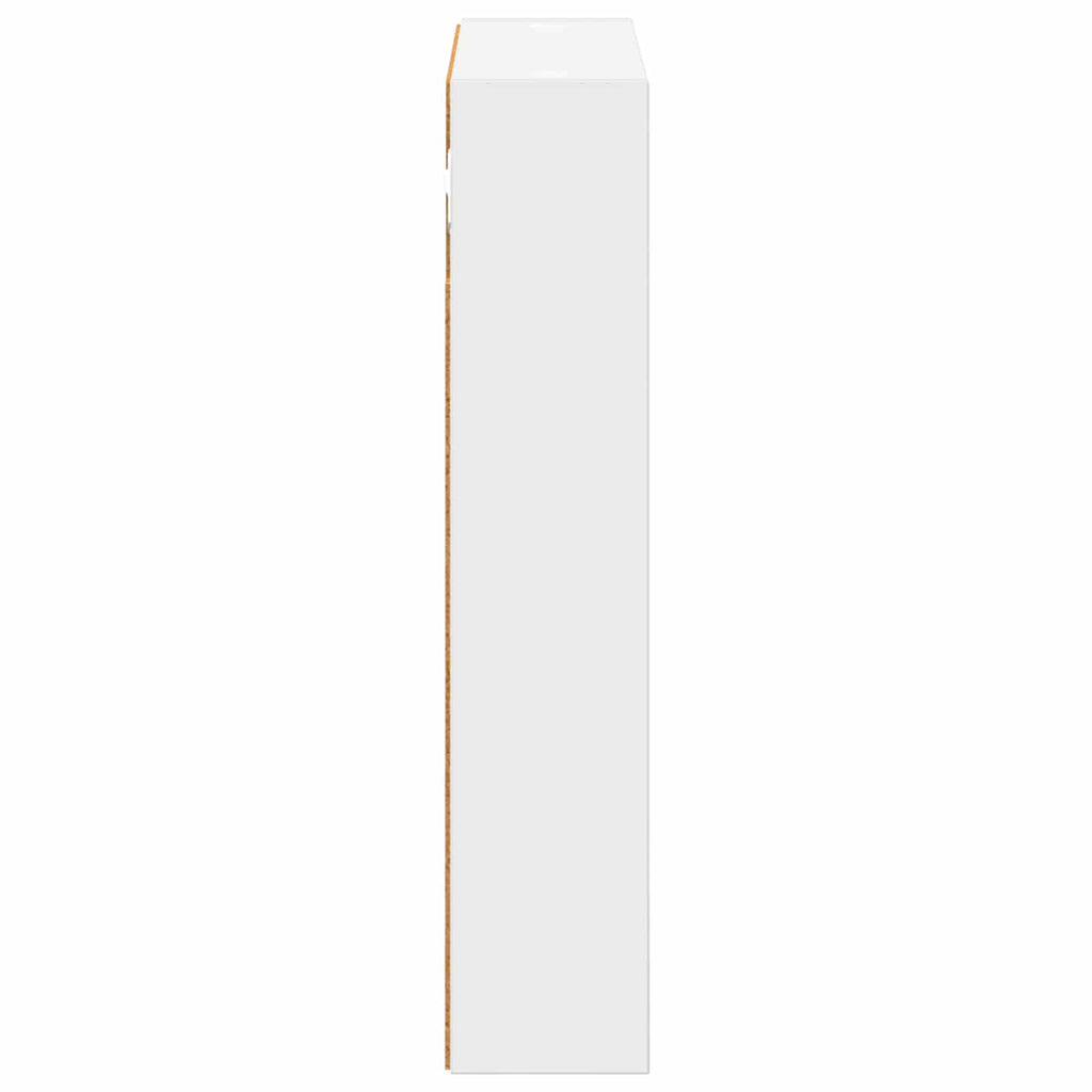 Badezimmer-Wandschrank Weiß 40 x 10 x 50 cm Holzwerkstoff